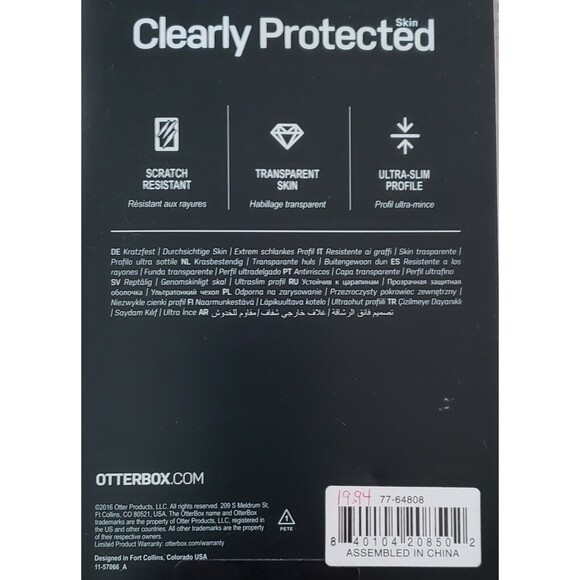 Samsung Galaxy A50 OTTERBOX Phone Case / Skin - Clearly Protected Series, NEW - Picture 3 of 3